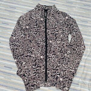 Athleta Womens Salutation Brush‎ Strokes Full Zip Jacket XS